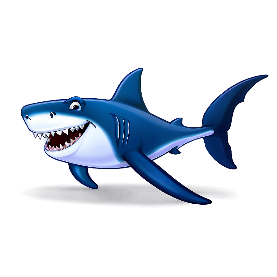 Smiling Shark Cartoon Png 36 PNG Image