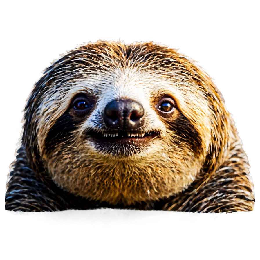 Smiling Sloth Png 06112024 PNG Image