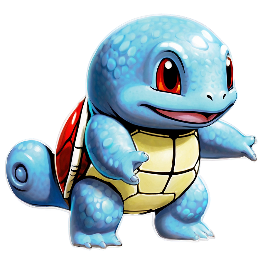 Smiling Squirtle Graphic Png Vyn PNG Image