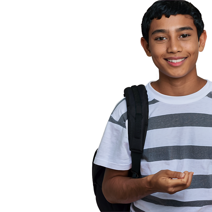 Smiling Student Png Nds PNG Image