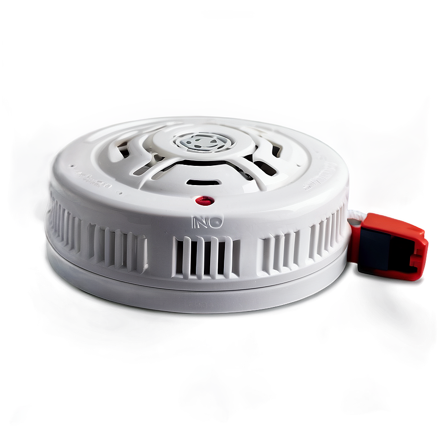 Smoke Detector On White Background Png 84 PNG Image