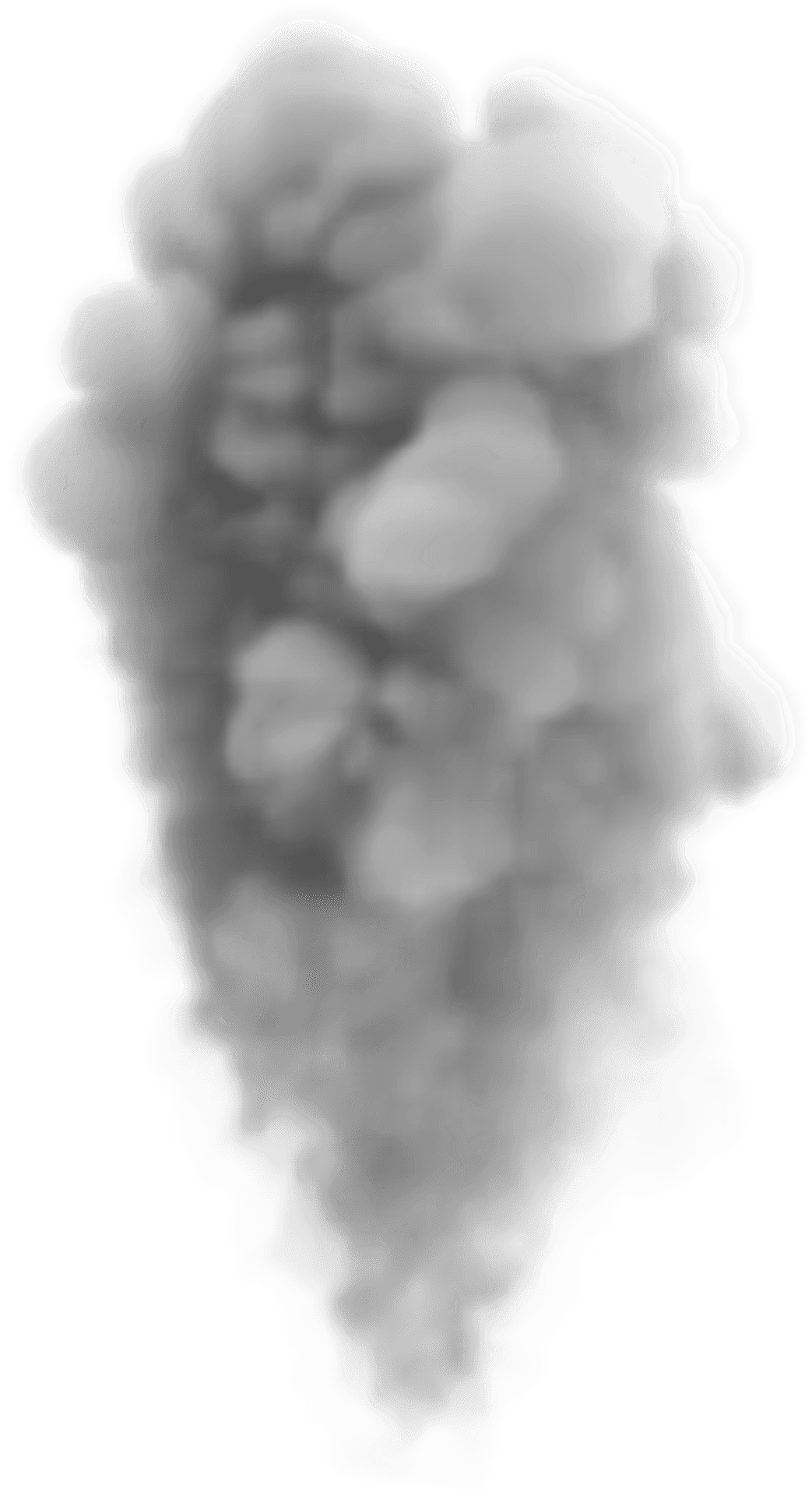 Smoke Plume Graphic PNG Image