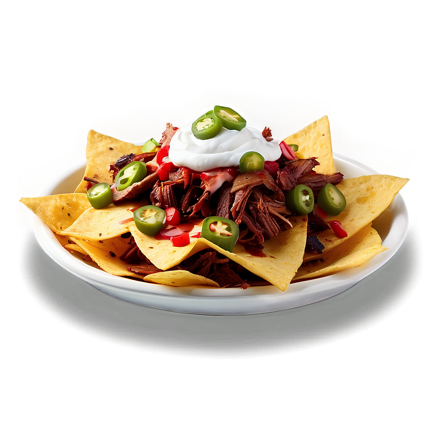 Smoked Brisket Nachos Png 06122024 PNG Image