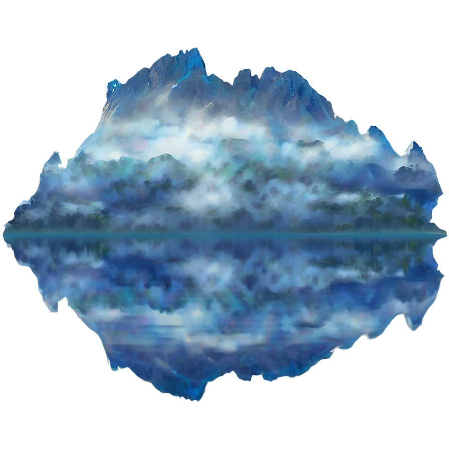 Smokey Fog Over Water Png Vdj PNG Image