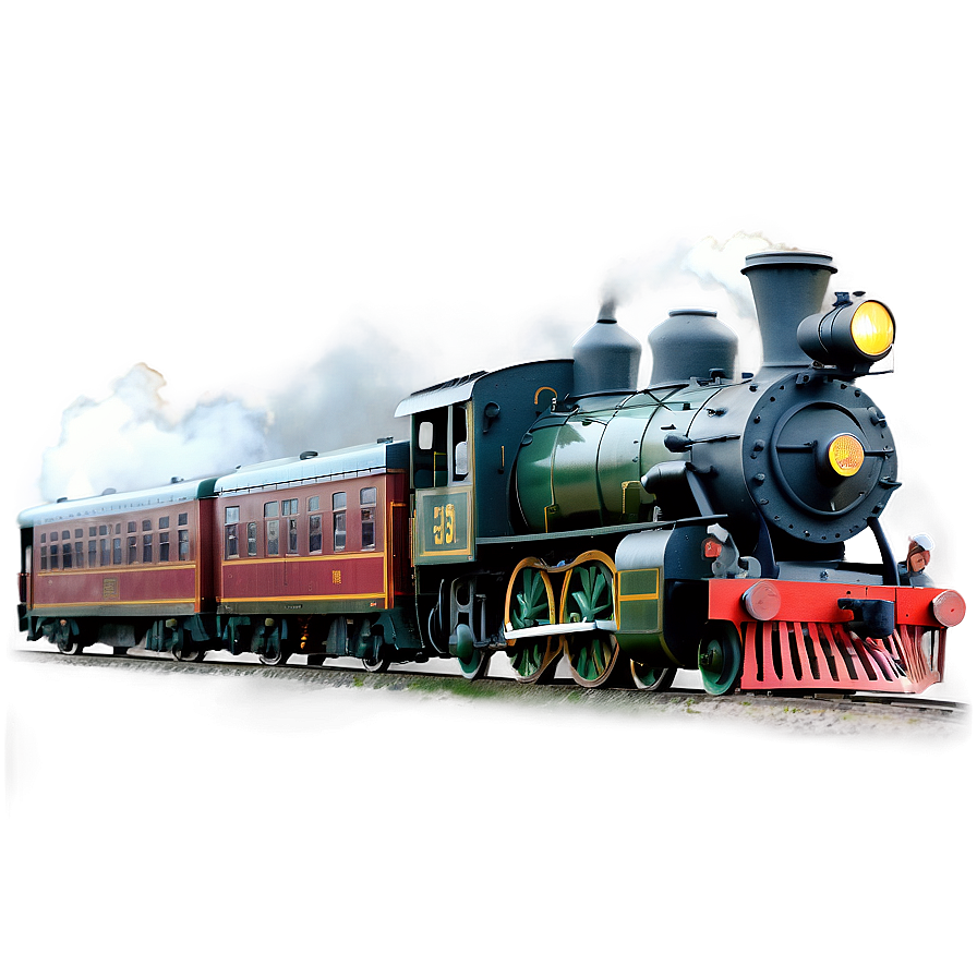 Smokey Steam Train Png Pcs PNG Image