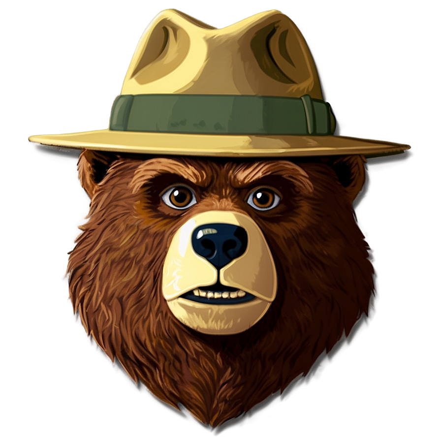 Smokey The Bear Forest Ranger Png Ktx65 PNG Image