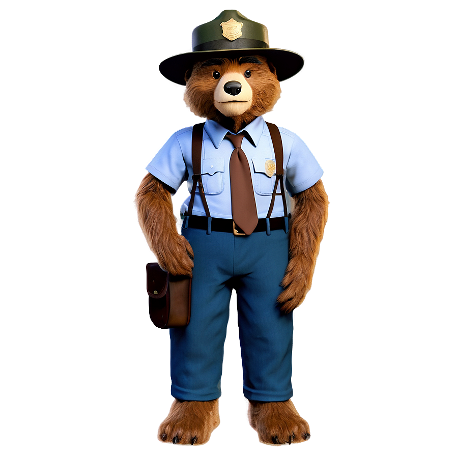 Smokey The Bear Protective Message Png Lvi7 PNG Image