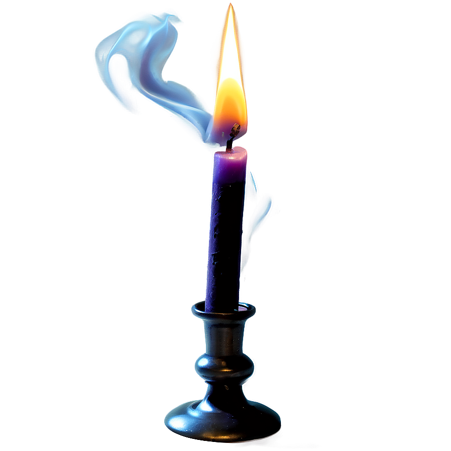 Smoking Gothic Candle Png Cxf PNG Image