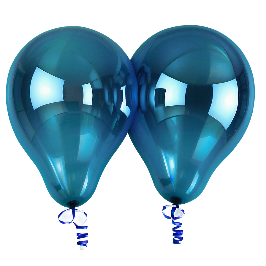 Smoky Blue Balloons Png Smg76 PNG Image