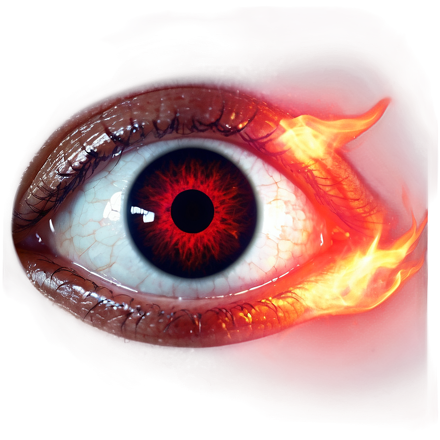 Smoldering Red Eye Glow Png 54 PNG Image