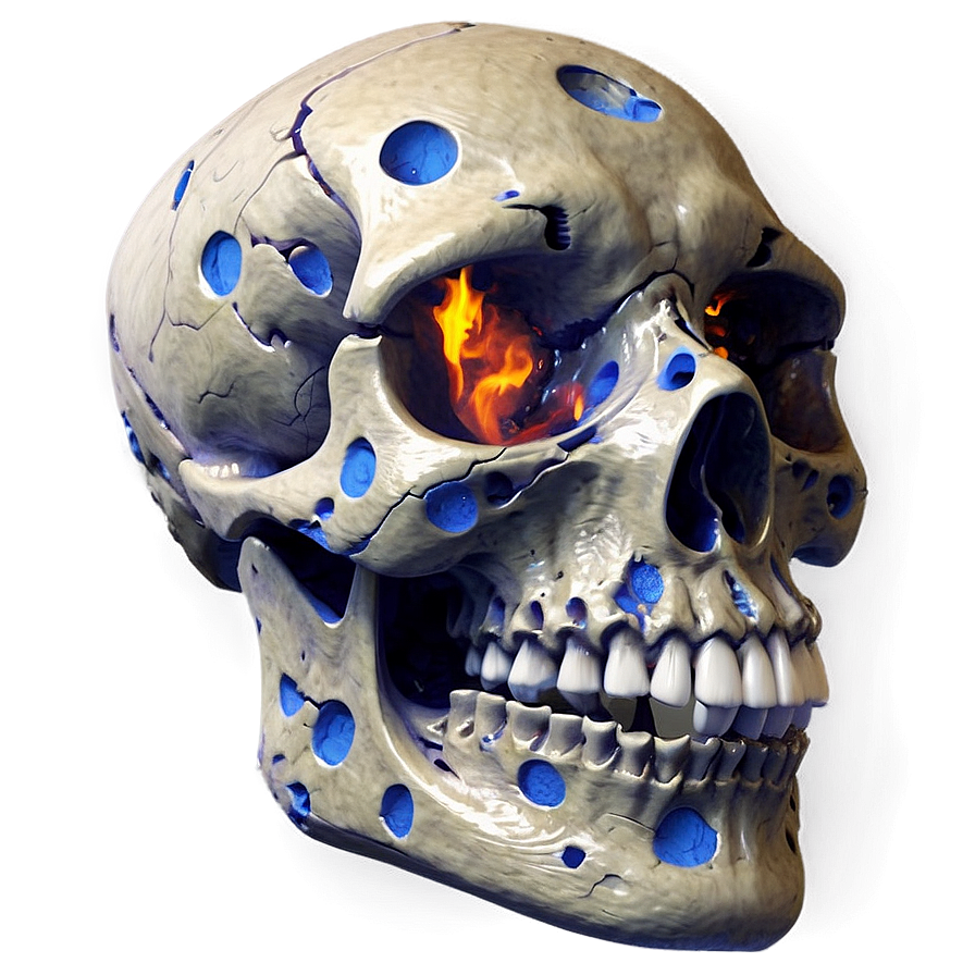 Smoldering Skull Graphic Png Smp19 PNG Image