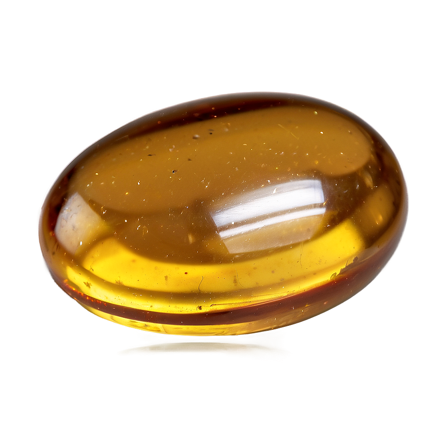 Smooth Amber Cabochon Png 06242024 PNG Image