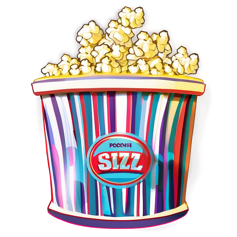 Snack Size Popcorn Bucket Png 06132024 PNG Image