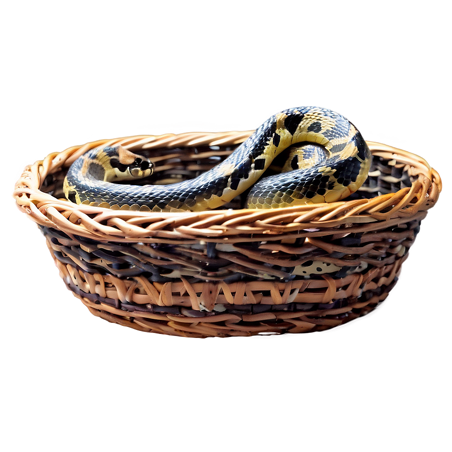 Snake In A Basket Png Gav23 PNG Image