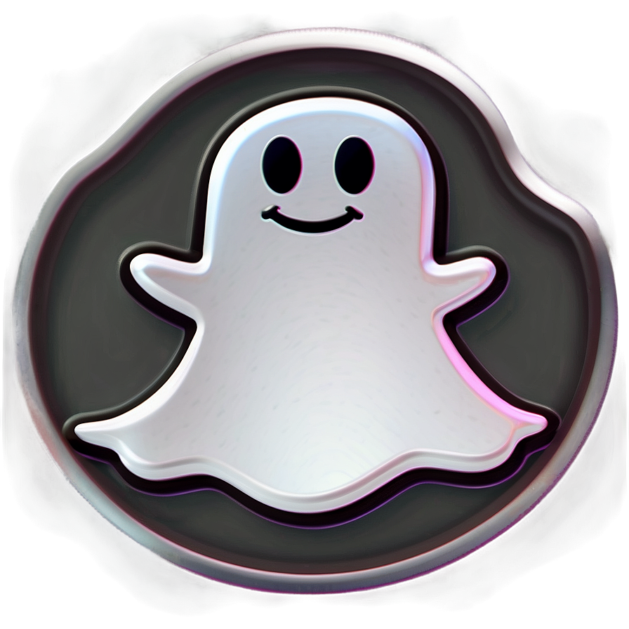 Snapchat Ghost Logo Design Png 46 PNG Image