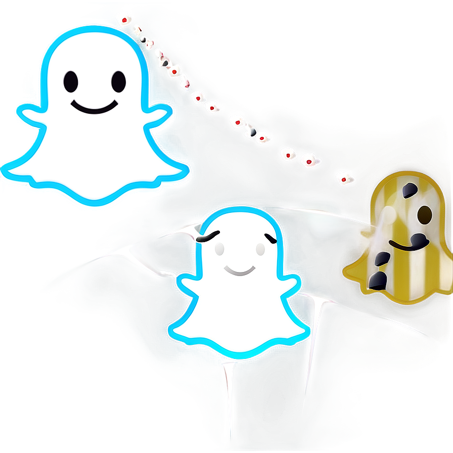 Snapchat Ghost Pattern Png 06272024 PNG Image