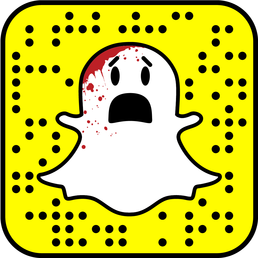 Snapchat Ghost Q R Code PNG Image