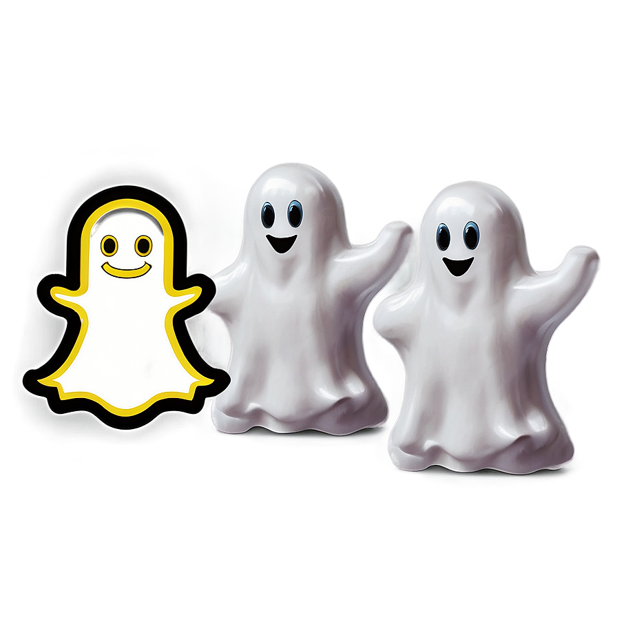 Snapchat Ghost Transparent Background Png 9 PNG Image