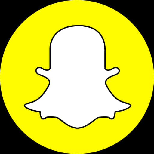 Snapchat_ Logo_ Ghost_ Outline PNG Image