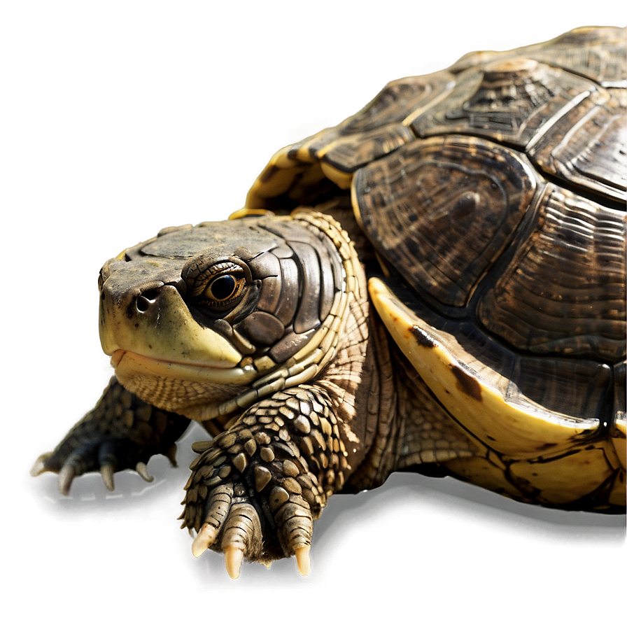 Snapping Turtle Basking In Sunlight Png 6 PNG Image