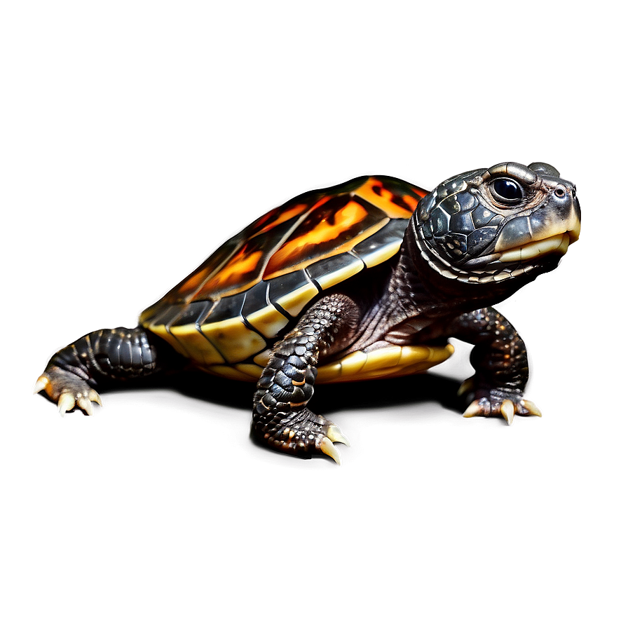 Snapping Turtle Hatchling Emerging Png Dom PNG Image