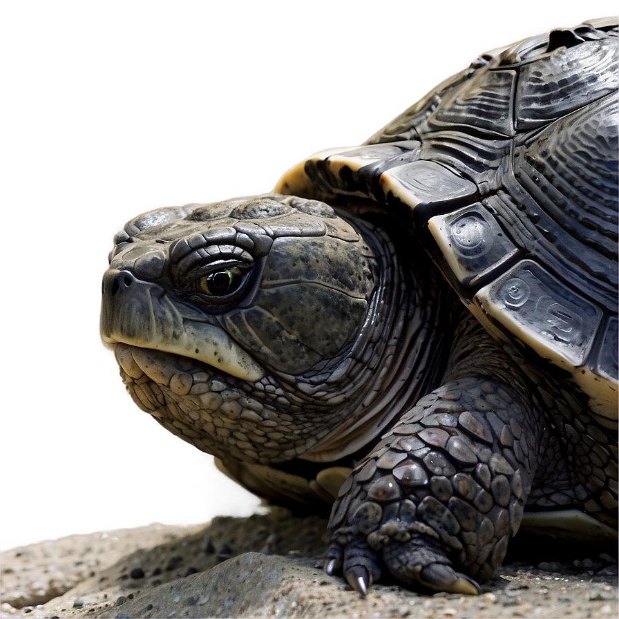 Snapping Turtle In Dynamic Pose Png Ykk PNG Image