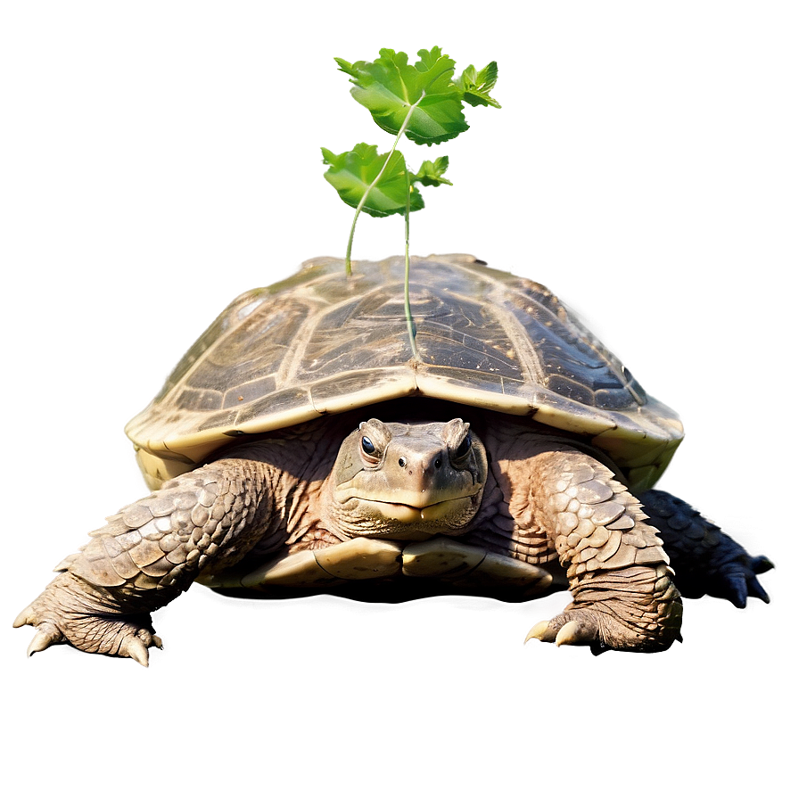 Snapping Turtle In Forest Setting Png 4 PNG Image