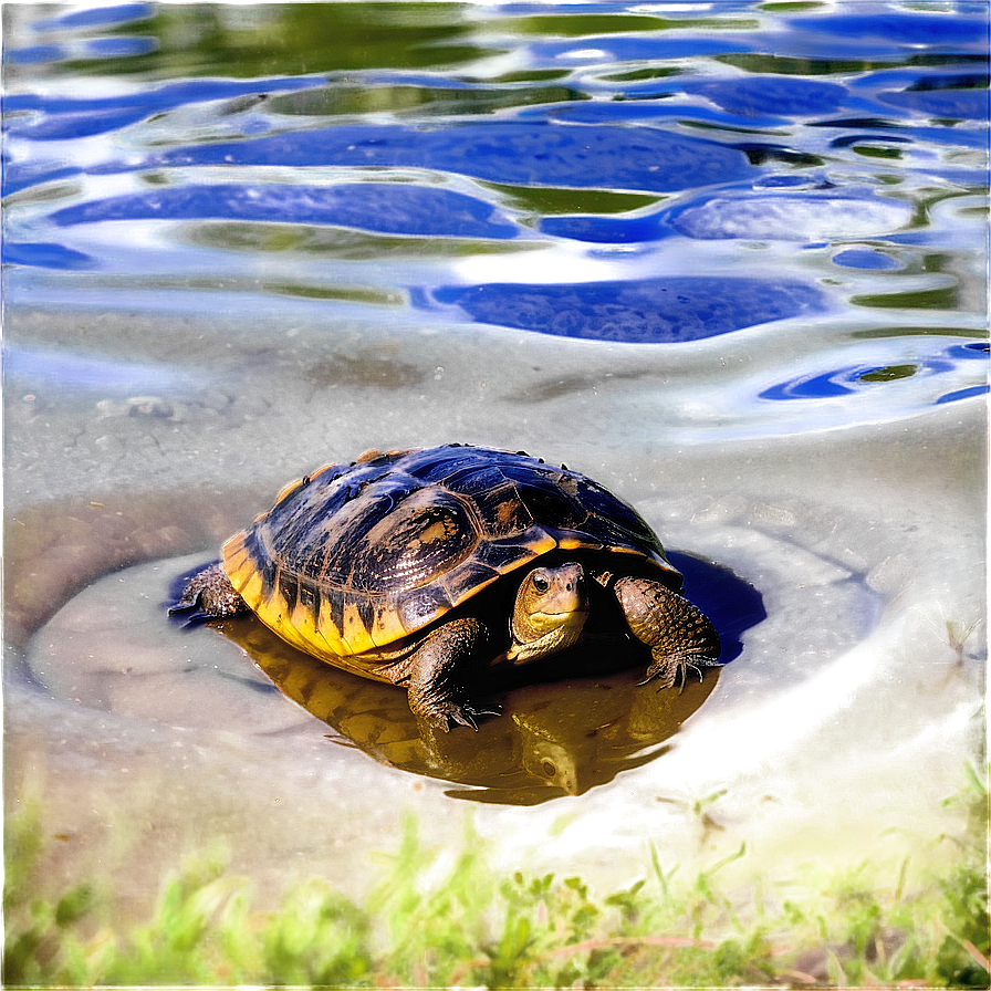 Snapping Turtle In River Png 31 PNG Image