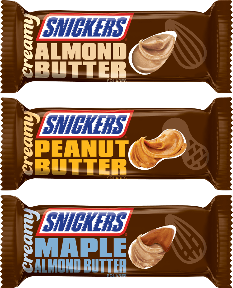 Snickers Creamy Butter Varieties PNG Image