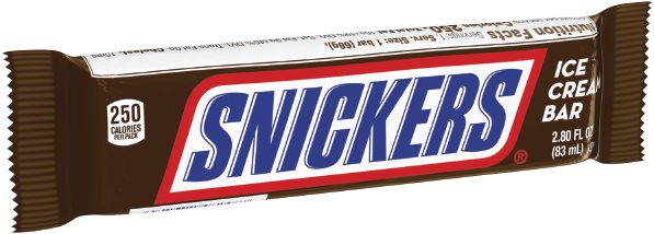 Snickers Ice Cream Bar Packaging PNG Image