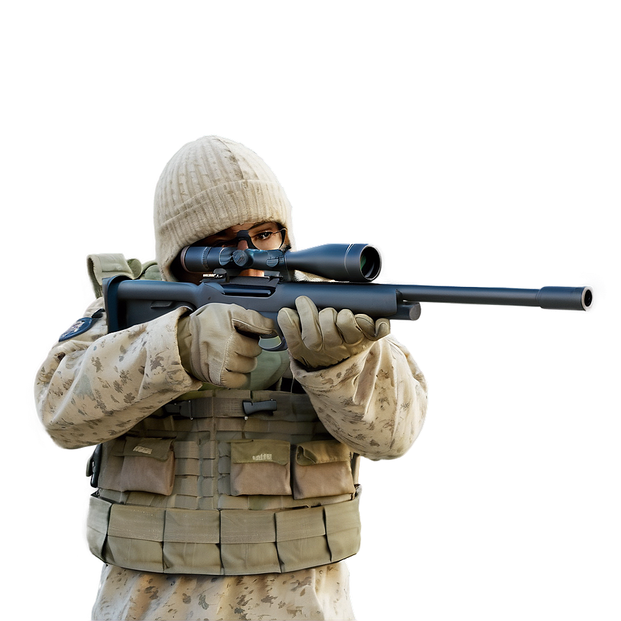 Sniper In Hideout Png Lml51 PNG Image