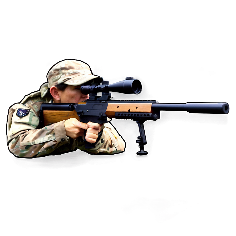 Sniper On Mission Png Nla PNG Image