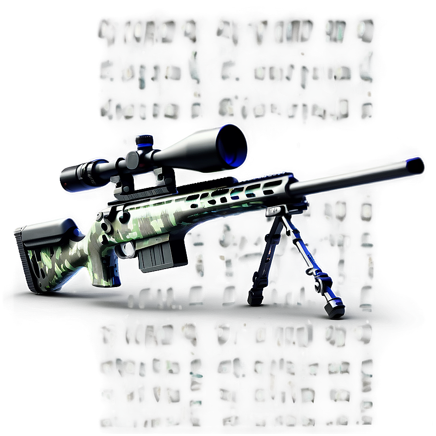 Sniper Rifle In Urban Camo Png 53 PNG Image