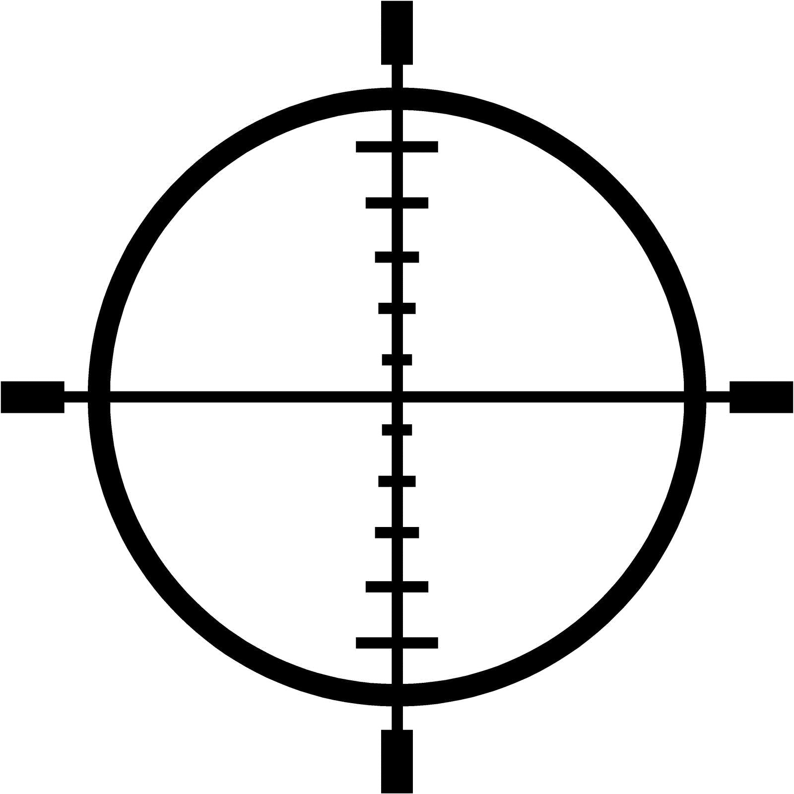 Sniper Scope Crosshairs PNG Image