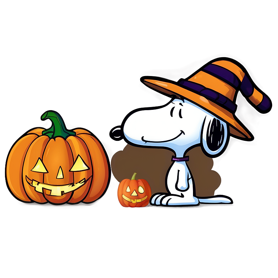 Snoopy Halloween Fun Png Hhc28 PNG Image