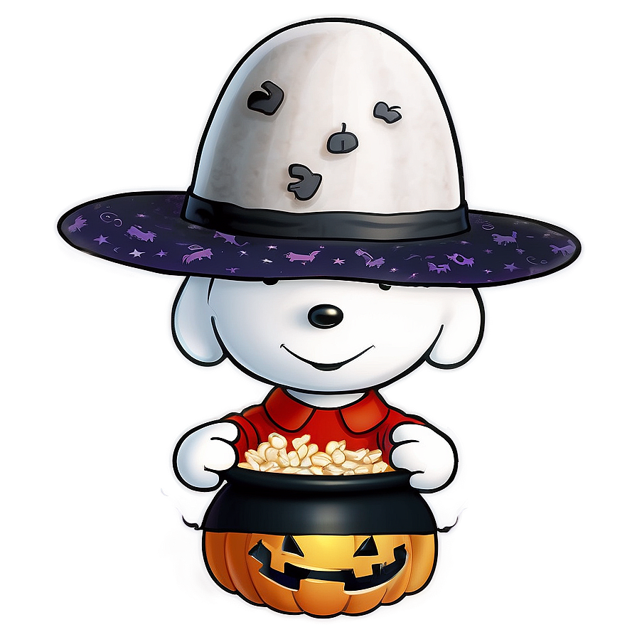 Snoopy Halloween Sorcery Png Pjb76 PNG Image