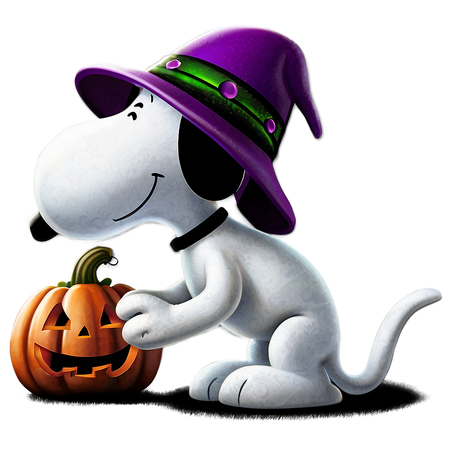 Snoopy Halloween Spell Png Fkx PNG Image