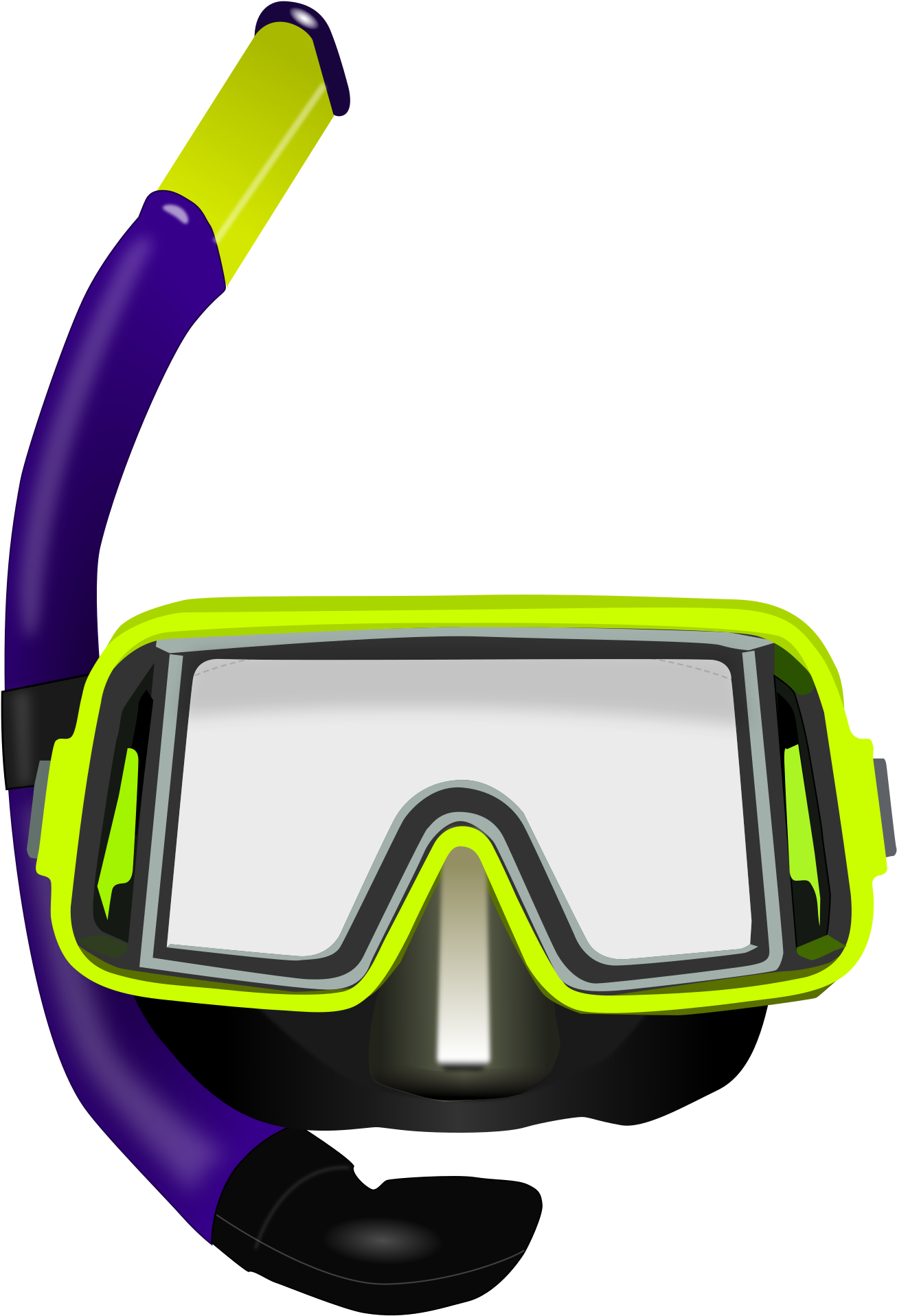 Snorkeling Gear Vector Illustration PNG Image