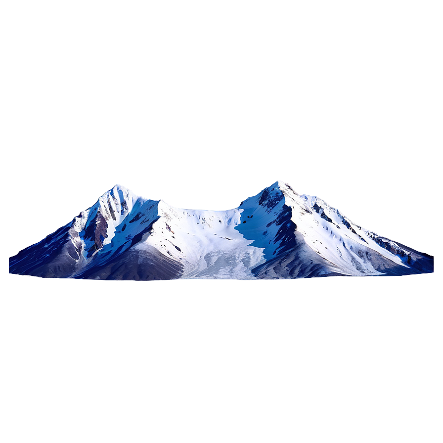 Snow-capped Peaks Panorama Png Kvh69 PNG Image