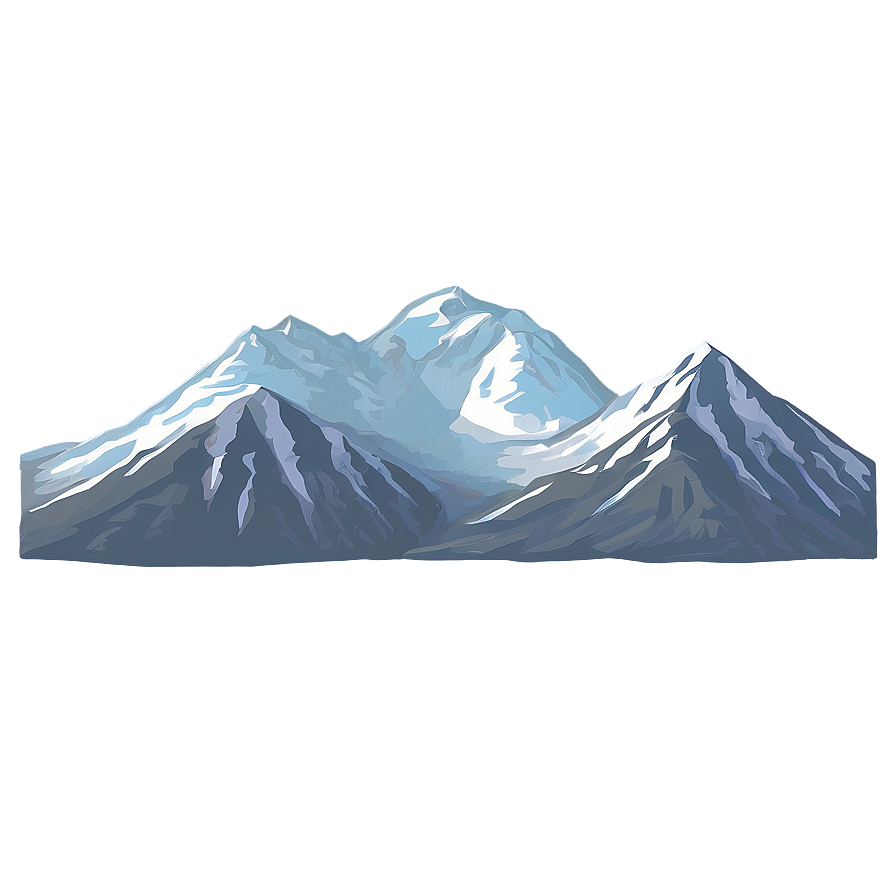 Snow-capped Peaks Png 96 PNG Image