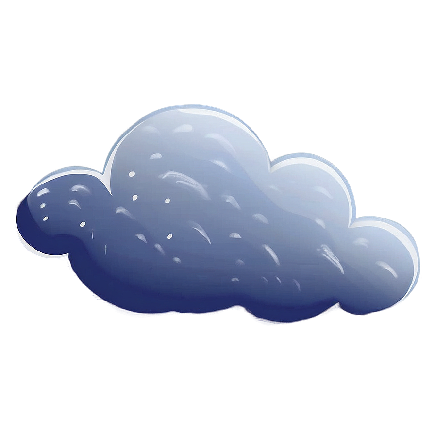 Snow Cloud Cartoon Png Bom PNG Image