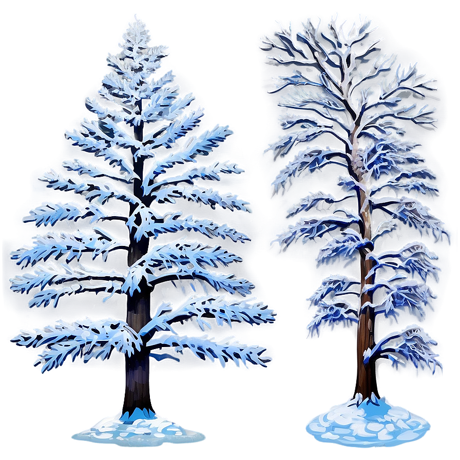 Snow-covered Giant Tree Png 97 PNG Image