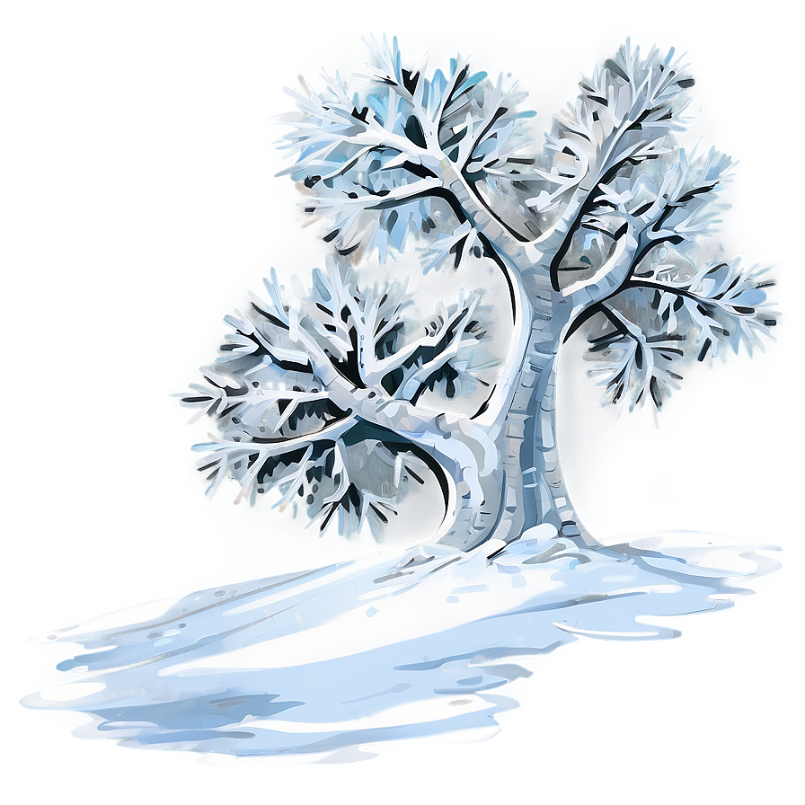 Snow-covered Tree Png Umc PNG Image