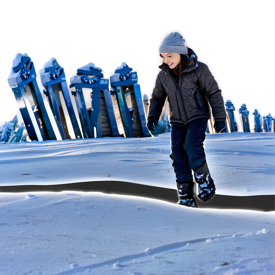 Snow Walk Png Hhk PNG Image