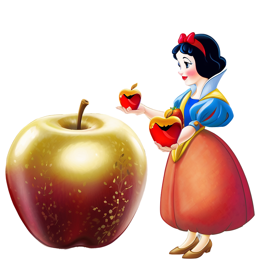 Snow White And The Golden Apple Png Ful96 PNG Image