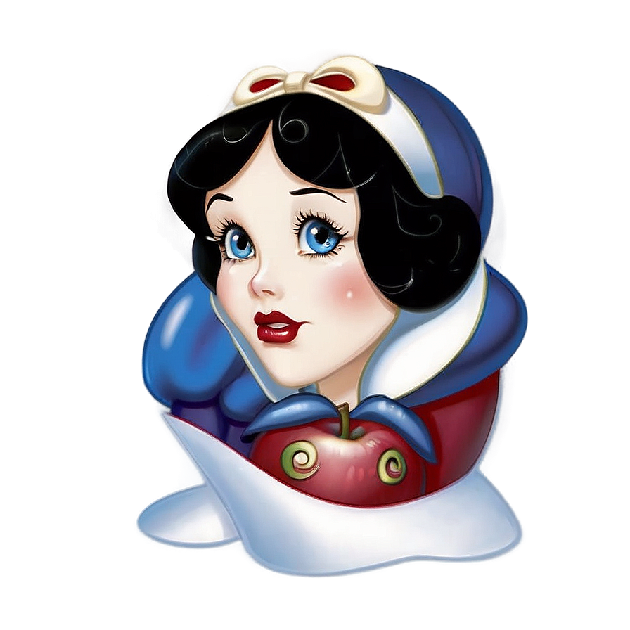 Snow White And The Red Apple Png 05062024 PNG Image