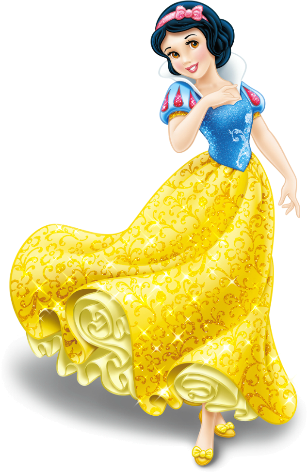 Snow White Character Pose PNG Image