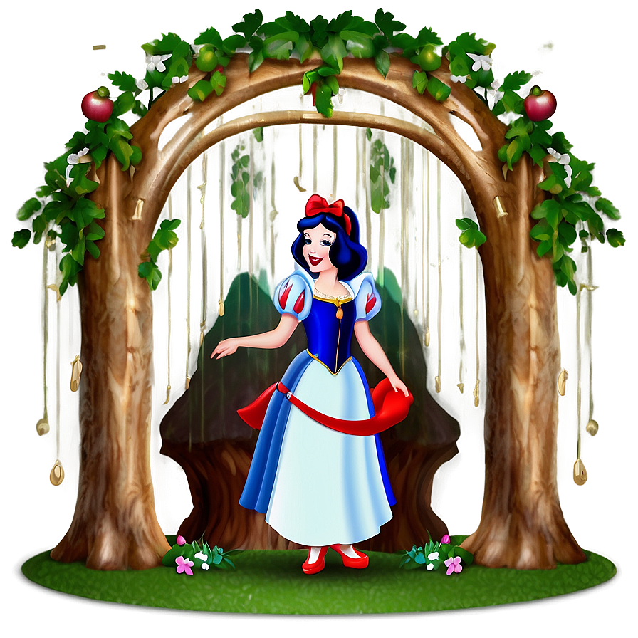 Snow White Enchanted Forest Png Rpq PNG Image