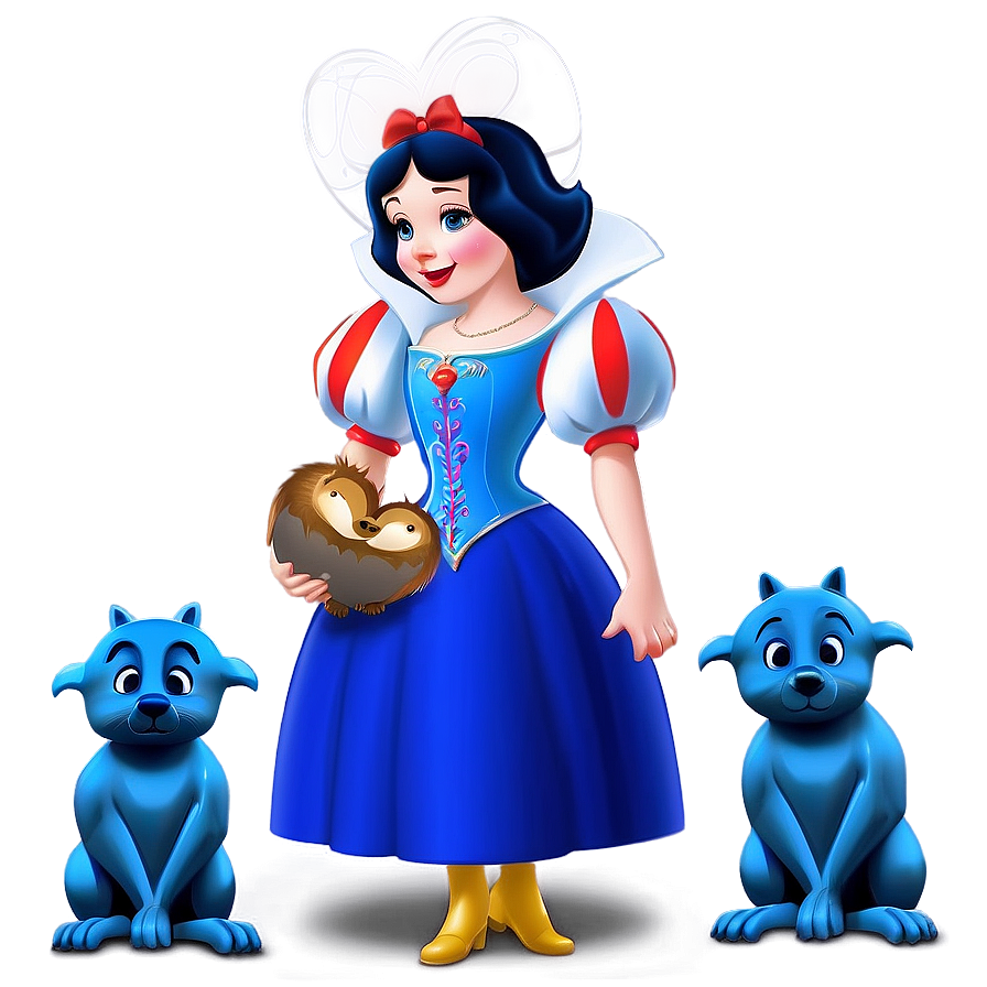 Snow White Singing To Animals Png 56 PNG Image