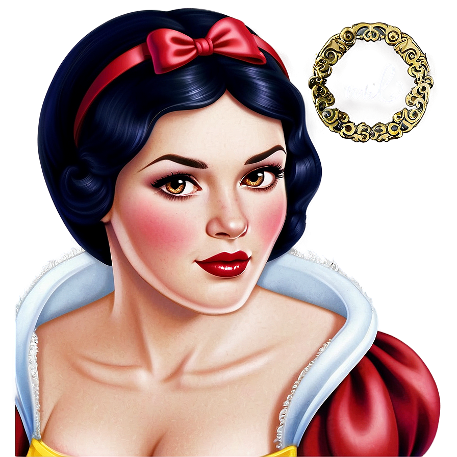 Snow White Storybook Cover Png 2 PNG Image